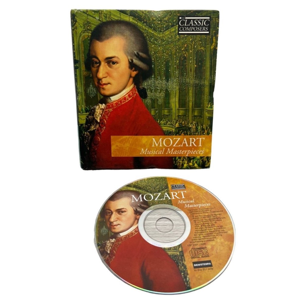 Mozart Classic Composers CD with Book Insert Musical Masterpieces 2005